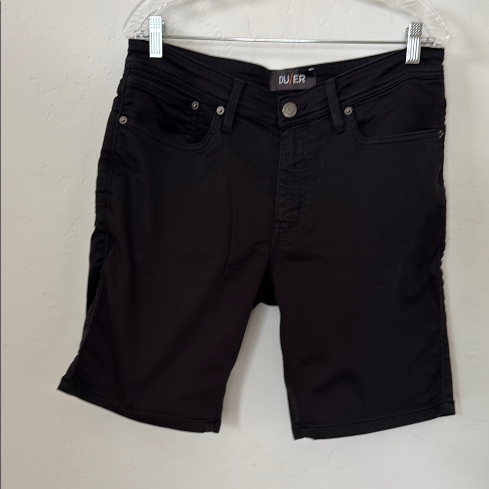 DUER No Sweat Slim Men's Black Shorts